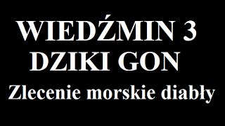 Wiedźmin 3 Dziki gon zlecenie morskie diabły [upl. by Atir]