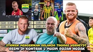 Berita Persib hari ini  Thomas verheydt tiba di bandung hari ini resmi di kontrak 2 musim Persib [upl. by Areema]