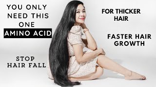 You Only Need This 1 AMINO ACID for Faster Hair Growth Get Thick Hair and Stop Hair Fall [upl. by Maon]