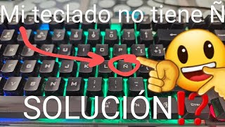 ⌨️❌ Como ESCRIBIR la LETRA Ñ en una LAPTOP y TECLADOS que NO TIENEN la TECLA 5 METODOS DIFERENTES [upl. by Johns]