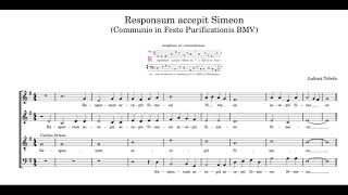 Responsum accepit Simeon Communio in Festo Purificationis BMV [upl. by Eerok]