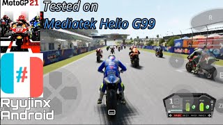 MotoGP 21 Switch Tested on Mediatek Helio G99  Ryujinx Android  Setting [upl. by Ainegul]