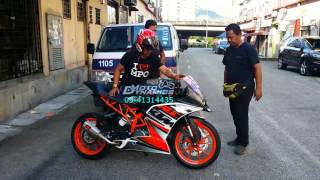 KTM RC 250 PowerTRONIC ECU Topspeed above 200kmh  Motodynamics Technology Malaysia [upl. by Yasibit]