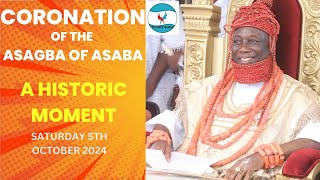 CORONATION OF OBI PROF EPIPHANY CHIGBOGU AZINGE SAN AS THE 14TH ASAGBA OF ASABAA HISTORIC MOMENT [upl. by Buatti]