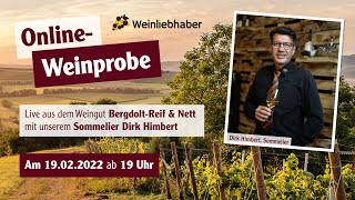 OnlineWeinprobe mit Globus Sommelier Dirk Himbert und Christian Nett am 19022022 ab 19 Uhr [upl. by Sokul755]