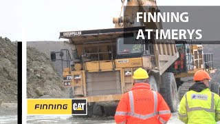 Finning at Imerys china clay mine in Cornwall UK [upl. by Nodnalb]