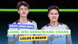 Liang wei kengwang chang artic open 2024 [upl. by Acirretahs350]