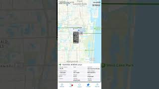 Unknown aircraft registration N163VA landing in FLL Airport from TEB Airport [upl. by Iman]