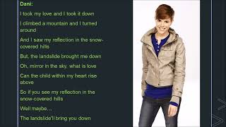 Landslide Glee Project Lyrics [upl. by Dickie568]