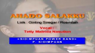 Lagu Mandailing Tapsel Lama  AHADO SALAHKU Tetty Malinda Nst [upl. by Ardnuhsor863]