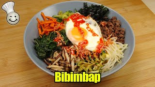 Easy Bibimbap Recipe [upl. by Karb]