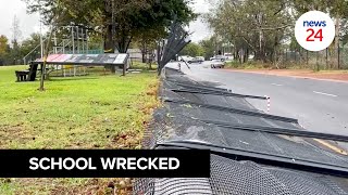 WATCH  Twentysix Western Cape schools reported damage due to stormy weather [upl. by Eisiam]