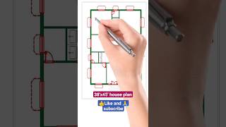 38x45 house Plan  1710 sqft  38 x 45 HOUSE DESIGN II 38 X 45 GHAR KA DESIGN II 38 X 45 HOUSE PLAN [upl. by Burkhart]