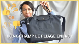 REVIEW TIME Longchamp Le Pliage Energy Size M [upl. by Dail957]