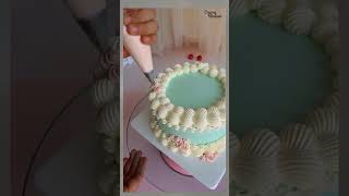 Eye Soothing Cake Design cake cakedecorating cakedesign shorts shortvideo short [upl. by Lohcin]