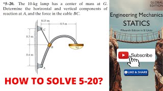 520 hibbeler statics chapter 5  hibbeler statics  hibbeler [upl. by Waers]