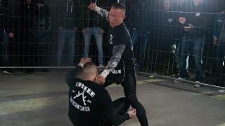 Simon The Savage VS Helsingborg Yngre Hooligan  KINGOFTHESTREETS [upl. by Oninrutas]