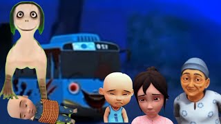 Upin Ipin Takut Hantu Bus Tayo Dan Hantu Momo Culik Upin Episode 1 [upl. by Killie160]