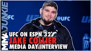 Jake Collier cant explain inconsistent record It sucks  UFCVegas46 media day [upl. by Suzan285]