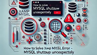 How to solve Xampp Mysql error mysql shutdown unexpectedly [upl. by Nahn952]