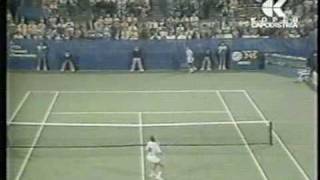 Lendl vs Wilander USO 88 Final best point by Ivan45 [upl. by Naujtna]