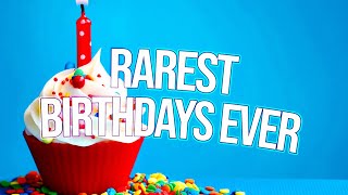 the most common and rarest birthdays [upl. by Grace]