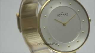 Relógio Skagen dourado SKW2141 S1KX [upl. by Kendre]