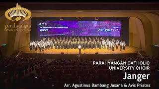 Arr Agustinus Bambang Jusana amp Avip Priatna  Janger  Parahyangan Catholic University Choir [upl. by Halyak]