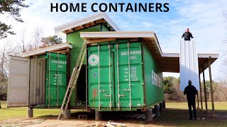 We Built an OffGrid Shipping Container Home From Start to Finish [upl. by Kcuhc98]