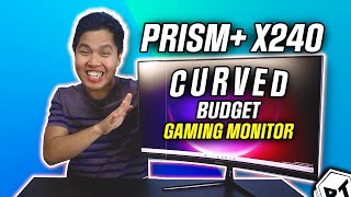 PRISM X240 Curved Gaming Monitor Review Is it Sulit forda Budget [upl. by Etheline260]