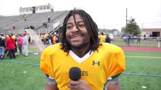 MACfbcom Video  DelVals Chris Smallwood Post Game Interview [upl. by Sweet133]