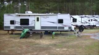 Video Tour of Falcons Nest FamCamp at Shaw AFB SC [upl. by Allekram]