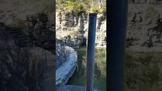 Treman Lake at Buttermilk Falls ► panning 360 ► NY state parks [upl. by Paradies189]