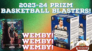 Massive WEMBY’S 🤩🥶 202324 Panini Prizm Basketball 🏀 6 Blaster Box  review [upl. by Fayette]