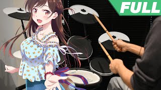 Kanojo Okarishimasu OP Full 【Centimeter センチメートル】by the peggies  Drum Cover [upl. by Neb]