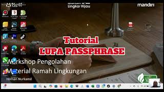 Tutorial  Mengatasi Lupa Passphrase waktu TTE di SIDEBAR [upl. by Atsyrk78]