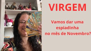 VIRGEM ♍️NOVEMBRO 🌺A Espiritualidade pegando na sua mão 🌟🙏 [upl. by Gay]