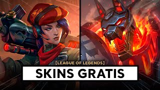 🎁 SKINS TOTALMENTE GRATIS PARA TODOS  League Of Legends [upl. by Ainotna534]