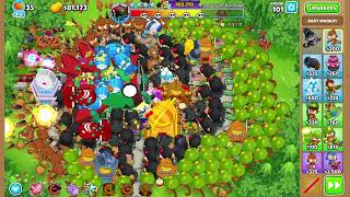 Elite Ranked Bloonarius  Monkey Meadow  485710 Spent [upl. by Kcyred]