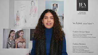 Student Testimonial Rita Karam  Bachelor Fashion Marketing at IFA Paris [upl. by Yle]