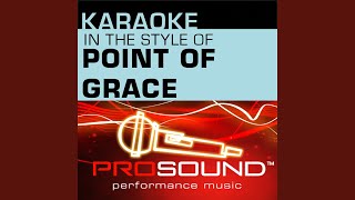 You Will Never Walk Alone Karaoke With Background Vocals In the style of Point Of Grace [upl. by Osana]