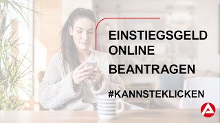 Einstiegsgeld online beantragen  JobcenterDigital [upl. by Aticilef483]