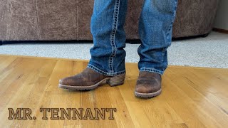 Ariat Hybrid Roughstock Square Toe Cowboy Boot unboxing and First Impressions [upl. by Suirada]