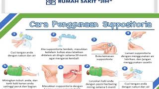 VIDEO EDUKASI CARA PENGGUNAAN SUPPOSITORIA [upl. by Rabi]