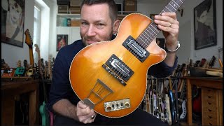 Hofner 127 Club Guitar  ca 1968  Blade Pickups  Demo [upl. by Gnek]