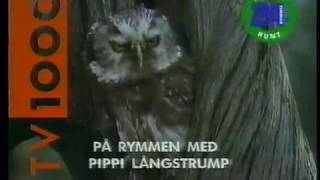 TV1000 Reklam 1992  Barnprogram [upl. by Reffotsirk]