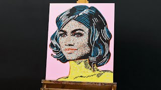 Painting Zendaya in Pop Art [upl. by Roger]