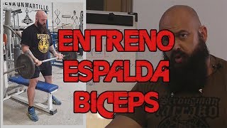 Entreno espalda bíceps detallado [upl. by Beedon44]