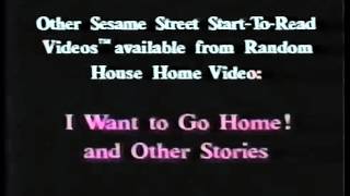 Sesame Street Start To Read Video Promo 1991 Variant 1 [upl. by Bjorn]