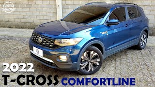 VW TCross Comfortline 2022 O que o SUV mais vendido no Brasil oferece  Avaliação VeiculARTE [upl. by Elvera]